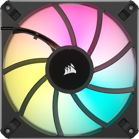 Corsair AF ELITE Series AF140 RGB ELITE 140mm Fluid Dynamic RGB Fan with AirGuide Single Pack