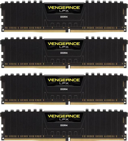 Corsair Vengeance LPX - DDR4 - 64 GB: 4 x 16 GB - DIMM 288-pin - unbuffered
