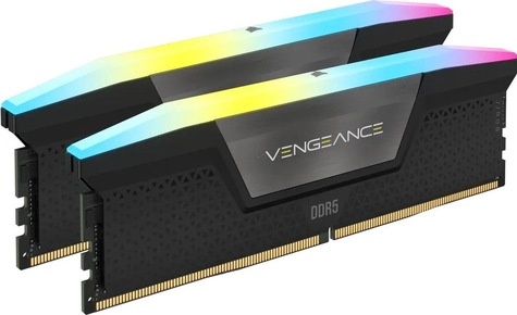 Corsair RAM Vengeance RGB - 64 GB (2 x 32 GB Kit) - DDR5-6600 DIMM CL32