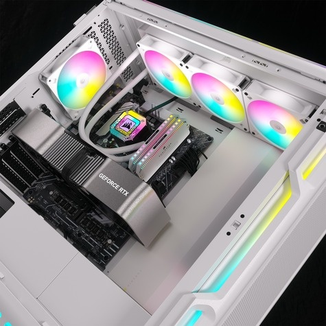 Corsair Ventilator 120*120*25 AR120 White iCUE RGB Triple Pack