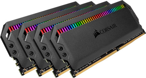 Corsair Dominator Platinum RGB - DDR4 - 32 GB: 4 x 8 GB - DIMM 288-pin - unbuffered