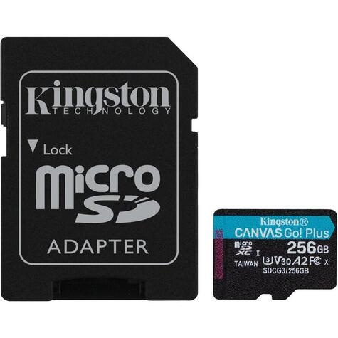 Kingston SD MicroSD Card 256GB Kingston SDXC Canvas Go Plus