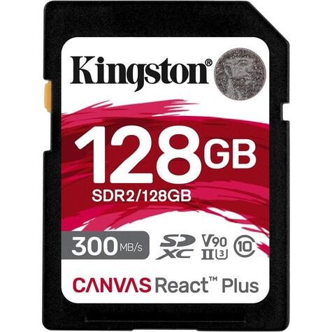 Kingston Technology Canvas React Plus 128 GB SD UHS-II Klasse 10