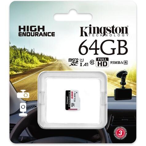 Kingston SD MicroSD Card  64GB Kingston SDXC High Endurance (Class1) retail