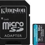 Kingston Kingston SDXC Card 64GB U3 V30 Canvas Go Plus 170R C10