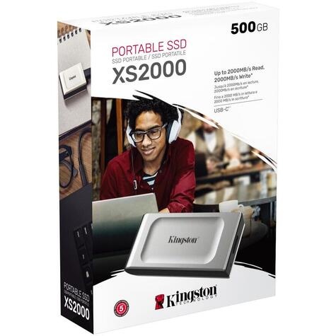 Kingston SSD  500GB Kingston Portable SSD XS2000 USB3.2 retail
