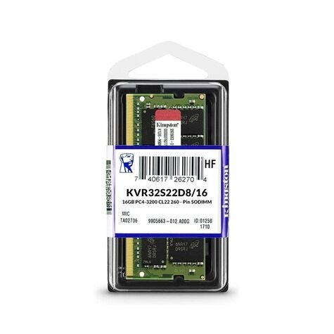 Kingston SO DDR4 16GB PC 3200 CL19 ValueRAM retail