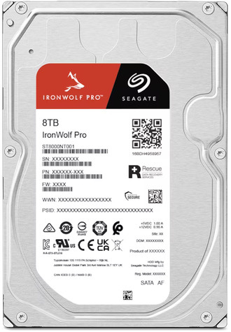 Seagate IronWolf Pro ST8000NT001 - hard drive - 8 TB - SATA 6Gb/s
