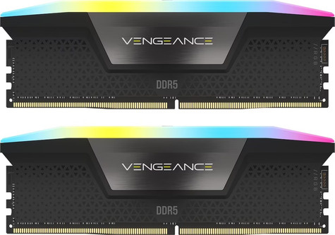 Corsair RAM Memory Kit VENGEANCE® RGB - 96 GB (2 x 48 GB Kit) - DDR5 5200 MHz C38