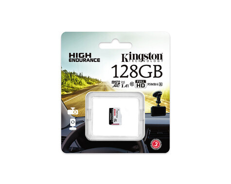Kingston SD MicroSD Card 128GB Kingston SDXC High Endurance (Class1) retail