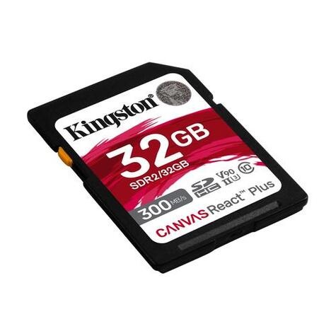 Kingston SD Card  32GB Kingston SDHC React+ 300R/260W Reader retail