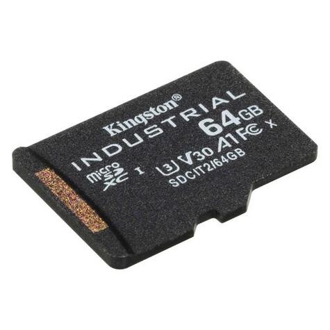 Kingston 64GB microSDXC Industrial C10 A1 pSLC Card Single Pack w/o Adapter