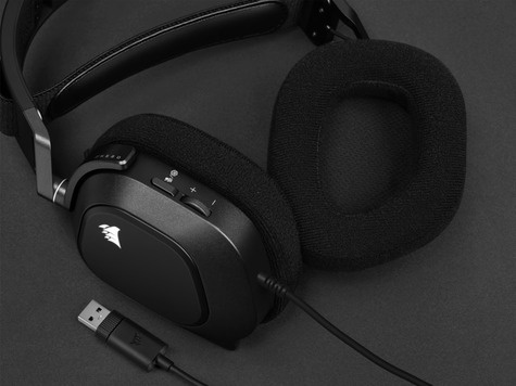 Corsair HS80 RGB USB Headset Carbon - EU