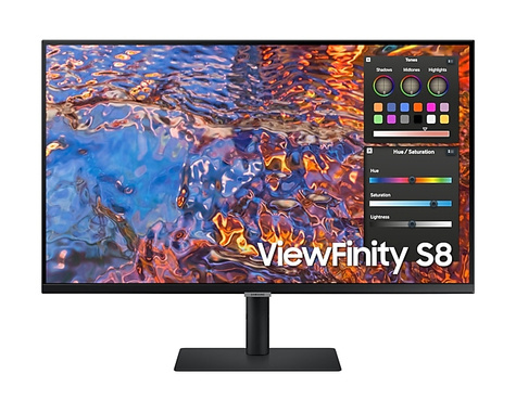 Samsung LED-Monitor ViewFinity S8 S32B800PXP - 80 cm (32") -  3840 x 2160 4K UHD