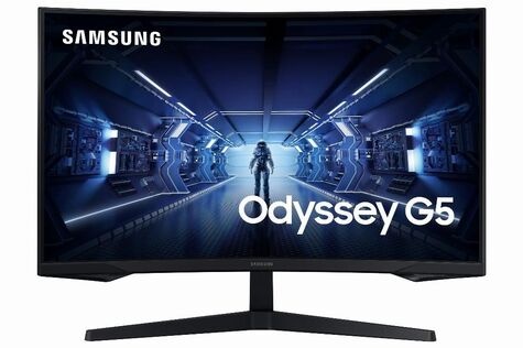 Samsung 68,6cm/27'' (2560x1440) Samsung Odyssey G5 C27G54TQBU 16:9 1ms HDMI DisplayPort VESA WQHD 144Hz Curved Gaming Black