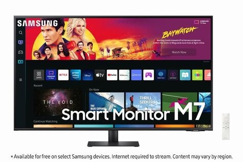 Samsung S43BM700UP - M70B Series - LED monitor - 4K - 43" - HDR