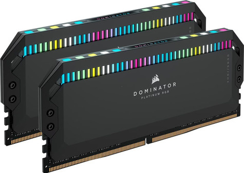 Corsair 5600MHz 64GB 2x32GB DIMM RGB DDR5 Black
