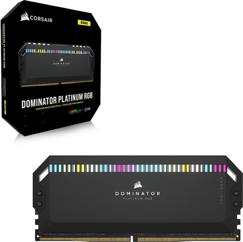 Corsair 5600MHz 64GB 2x32GB DIMM RGB DDR5 Black