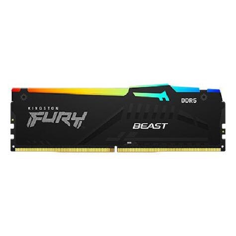 Kingston Kingston Technology FURY Beast RGB geheugenmodule 8 GB 1 x 8 GB DDR5 5600 MHz