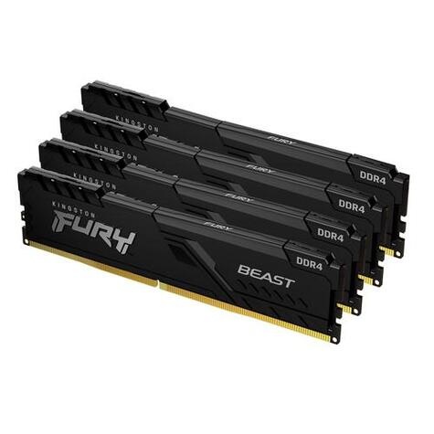Kingston DDR4 128GB PC 3600 CL18 Kingston KIT (4x32GB) FURY Beast Bl Kit