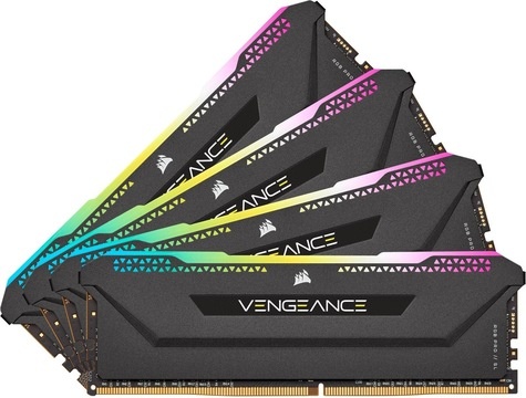 Corsair Corsair CORSAIR Vengeance RGB PRO SL - DDR4 - kit - 32 GB: 4 x 8 GB - DIMM 288-pin - 3200 MHz / PC4-25600 - unbuffered