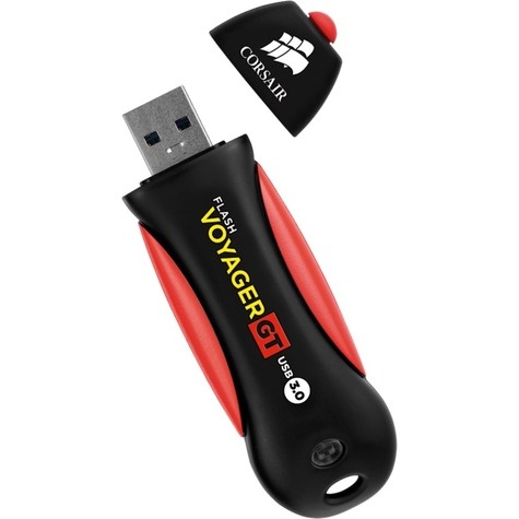 Corsair USB-Stick Voyager GT - USB 3.2 Gen 1 (3.1 Gen 1) - 512 GB - Black/Red