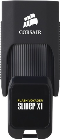 Corsair USB-Stick  64GB Voyager  Slider X1 Capless Design retail