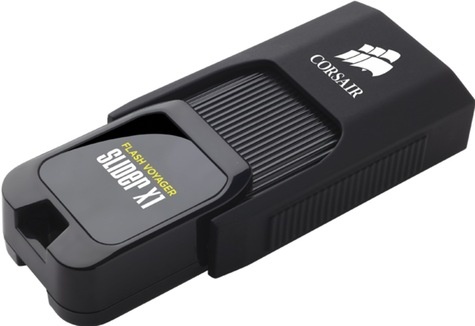 Corsair USB-Stick Voyager Slider X1 - USB 3.2 Gen 1 (3.1 Gen 1) - 128 GB - Black