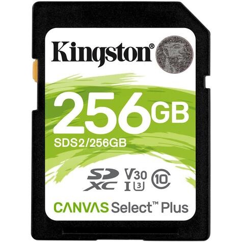 Kingston SDXC Card 256GB UHS-I Canvas Select Plus