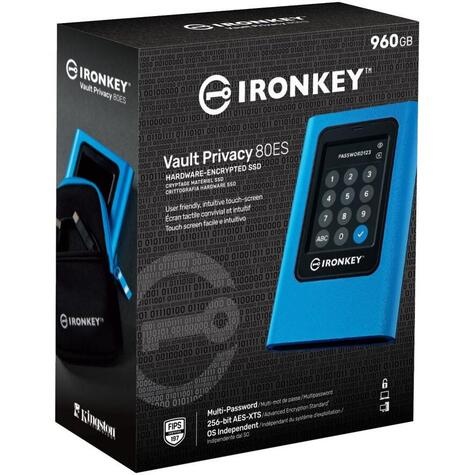 Kingston IronKey Vault Privacy 80 960GB Blauw