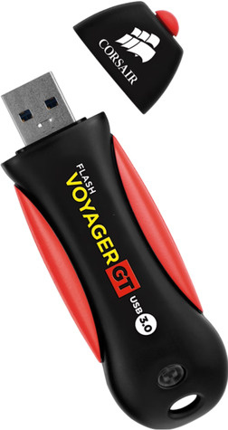 Corsair USB-Stick Voyager GT - USB 3.2 Gen 1 (3.1 Gen 1) - 1000 GB - Black/Red