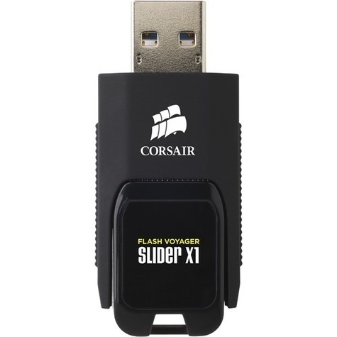 Corsair USB-Stick Voyager Slide X1 - USB 3.2 Gen 1 (3.1 Gen 1) - 32 GB - Black