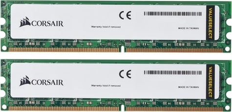 Corsair Corsair Value Select - DDR3 - 8 GB: 2 x 4 GB - DIMM 240-pin - unbuffered