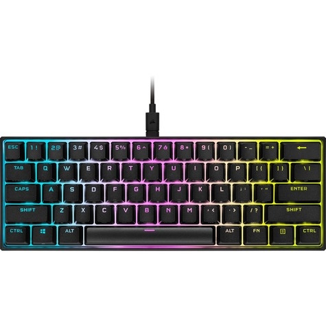 Corsair K65 RGB Mini toetsenbord USB AZERTY Belgisch Zwart