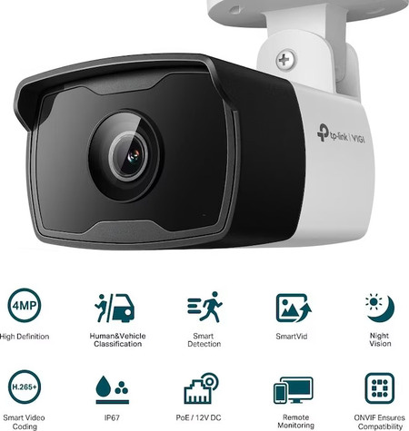 TP-Link 4MP Outdoor Bullet Network Camera