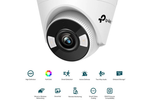 TP-Link 4MP Full-Color Wi-Fi Turret Network Camera