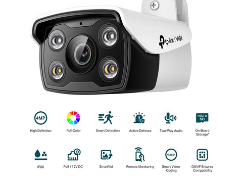 TP-Link 4MP Outdoor Full-Color Bullet Network Camera