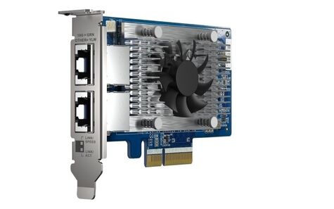 QNAP QXG-10G2T Netzwerkadapter-PCIe 10 GBE RJ45 x2