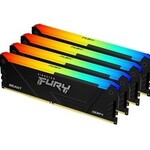 Kingston Kingston 64GB 2666MT/s DDR4 CL16 DIMM (Kit of 4)1Gx8 FURY Beast RGB