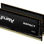 Kingston Kingston FURY Impact - DDR4 - kit - 64 GB: 2 x 32 GB - SO-DIMM 260-pin - 2666 MHz / PC4-21300 - unbuffered