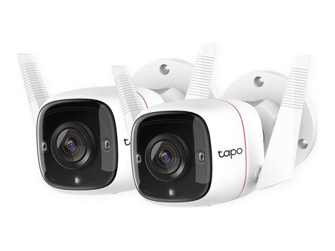 -Link Tapo C310 - Beveiligingscamera voor Buiten - 2K - Sterrenlicht-nachtzicht Home Security Wi-Fi - Wit - 2 pack