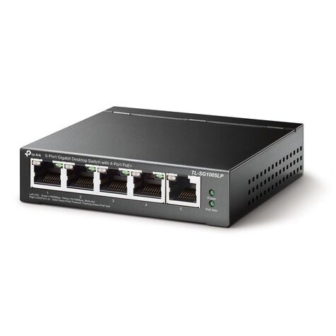 TP-Link Switch TP-Link 5x GE TL-SG1005LP (davon 4xPOE+)