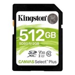 Kingston Kingston SD MicroSD Card 512GB Kingston SDXC Canvas+ (Class10) V30 retail