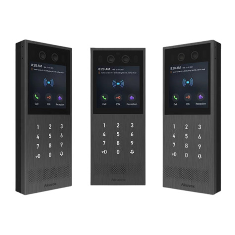 AKUVOX X912S Vandaalresistente IP intercom