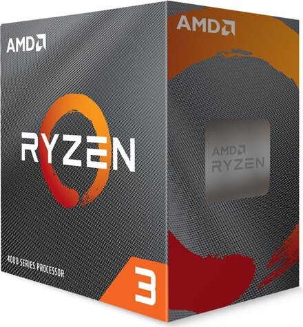 AMD AMD Ryzen 3 4100 - 4x - 3.80 GHz - AM4 - incl. AMD Wraith Stealth Cooler