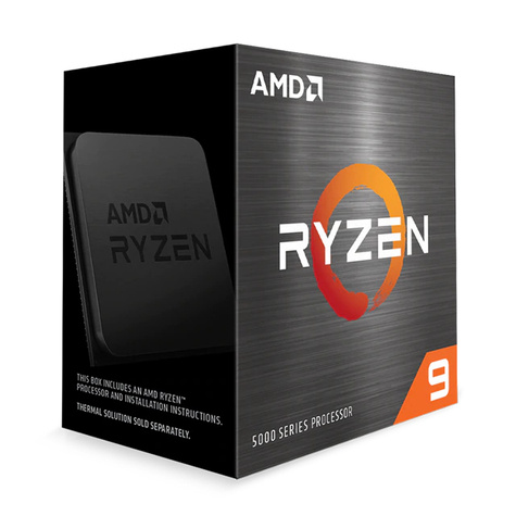 AMD AM4 Ryzen 9 5900X 105W 4.8GHz 70MB BOX - no Cooler