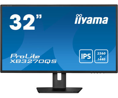 Iiyama 32i IPS-panel 2560x1440 250cd/m 4ms 15cm Height Adj. Stand Speakers