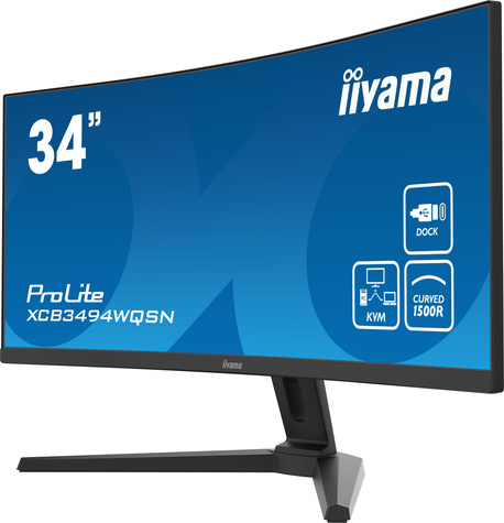 Iiyama 34" ProLite XCB3494WQSN-B5 Curved/WQHD/DP/HDMI