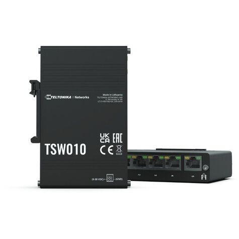 Teltonika 5P Teltonika TSW010 Din Rail Switch