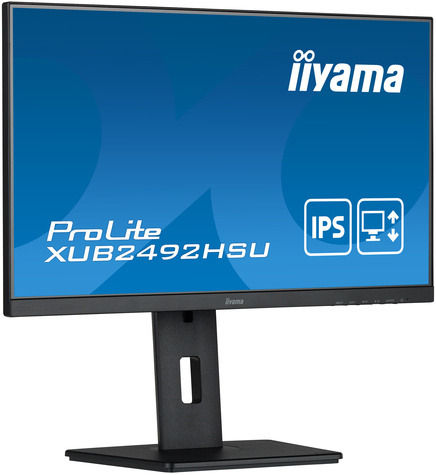 Iiyama 24i ETE IPS-panel 1920x1080 15cm HeightAdj. Stand Pivot 250cd/m Speakers VGA HDMI DisplayPort 4ms USB-HUB (23 8i VIS)